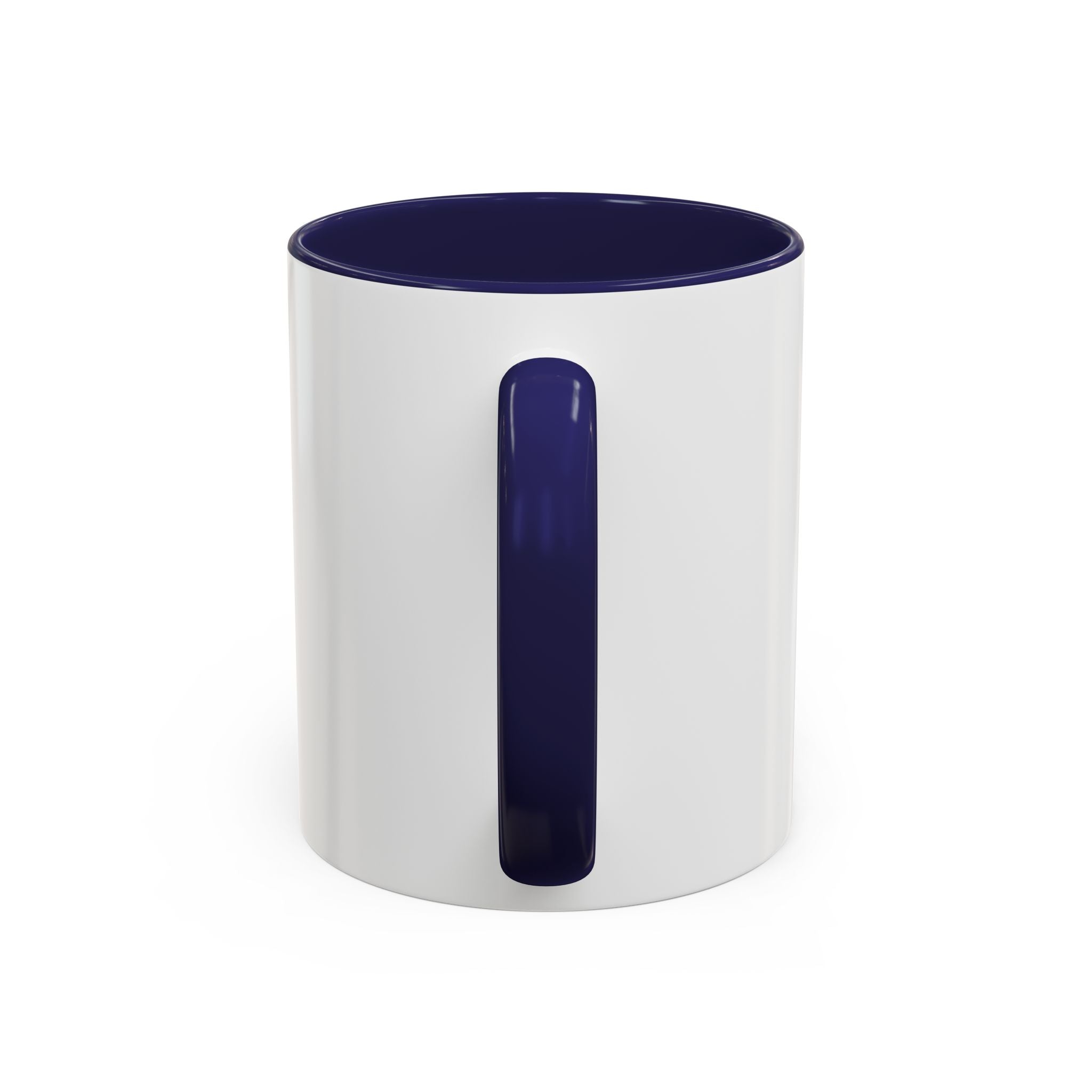 Blue Floral Heart Mug | Accent Coffee Mug 11oz 15oz