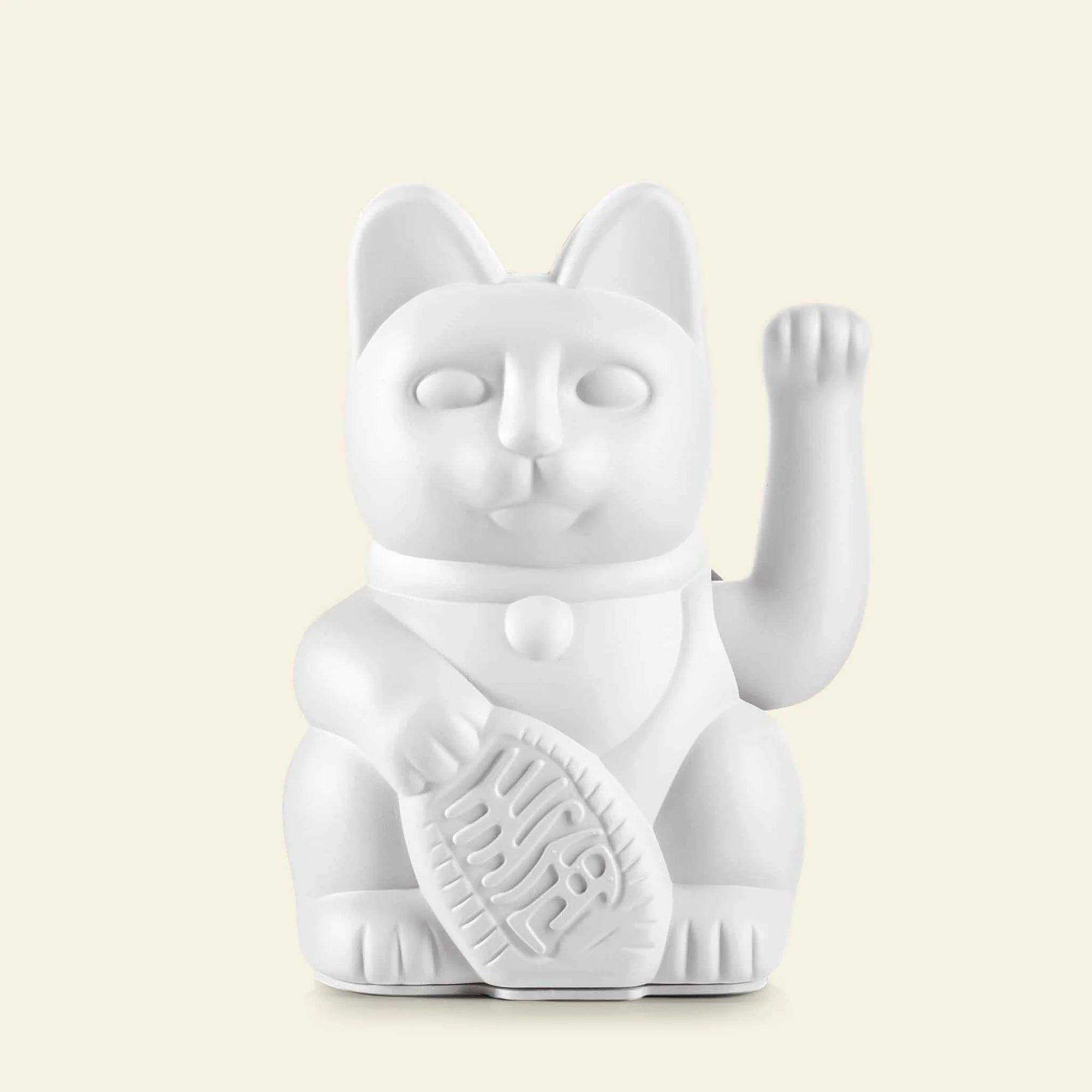WINKEKATZE SOLAR WHITE - PEACE LUCKY CAT