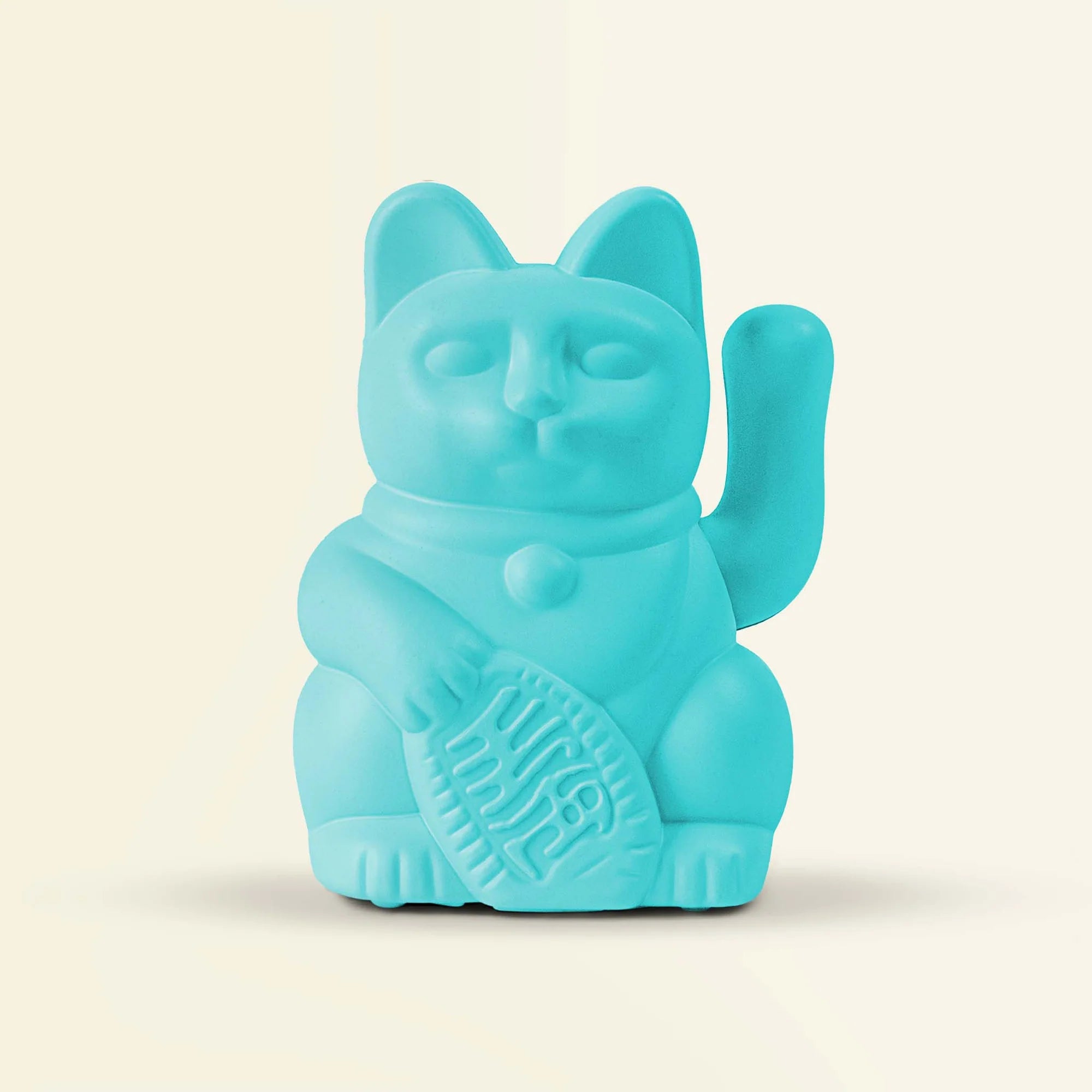 WINKEKATZE SOLAR TURQUOISE - FRIENDSHIP LUCKY CAT