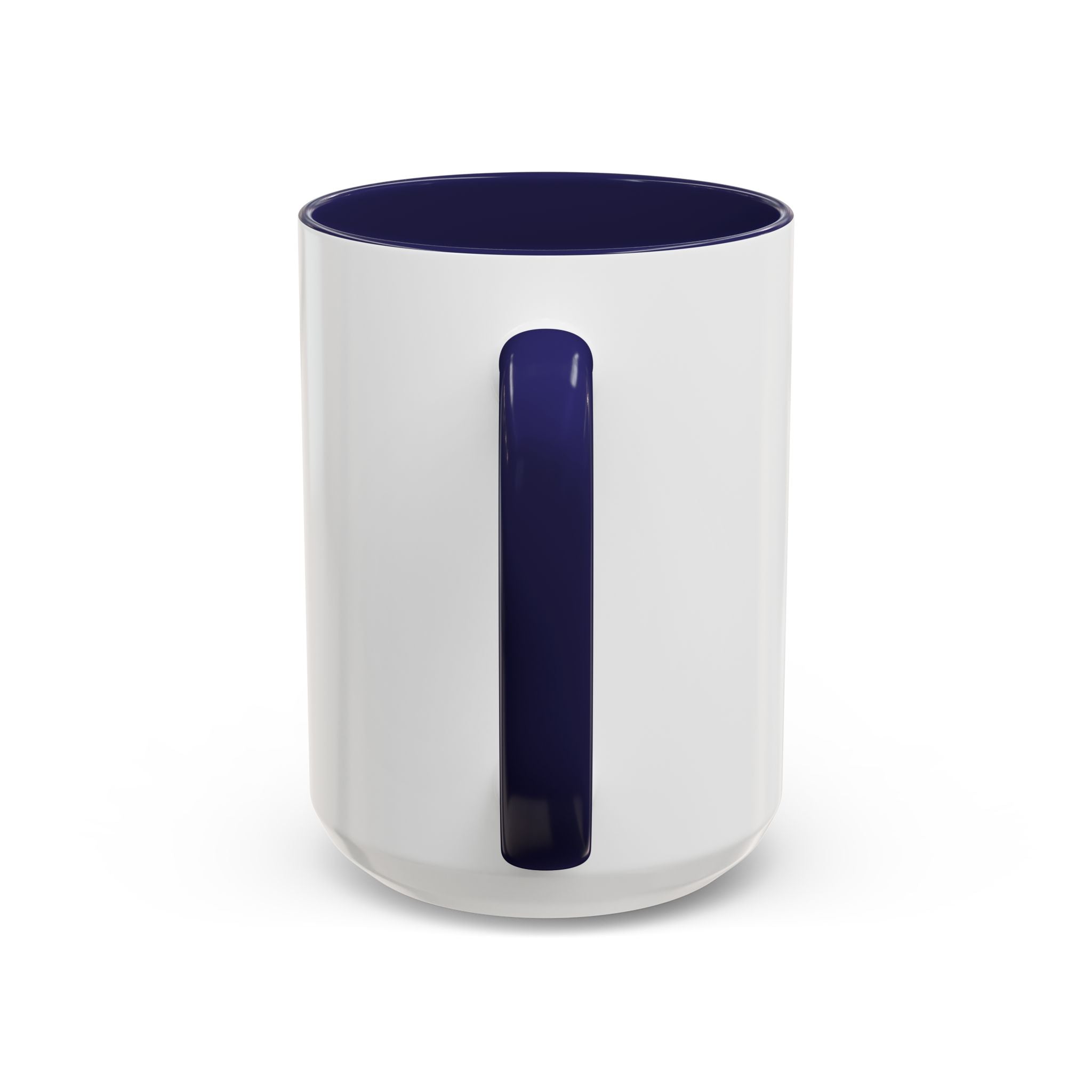 Blue Floral Heart Mug | Accent Coffee Mug 11oz 15oz