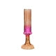 Vase fuer 1 Bluete glas pink