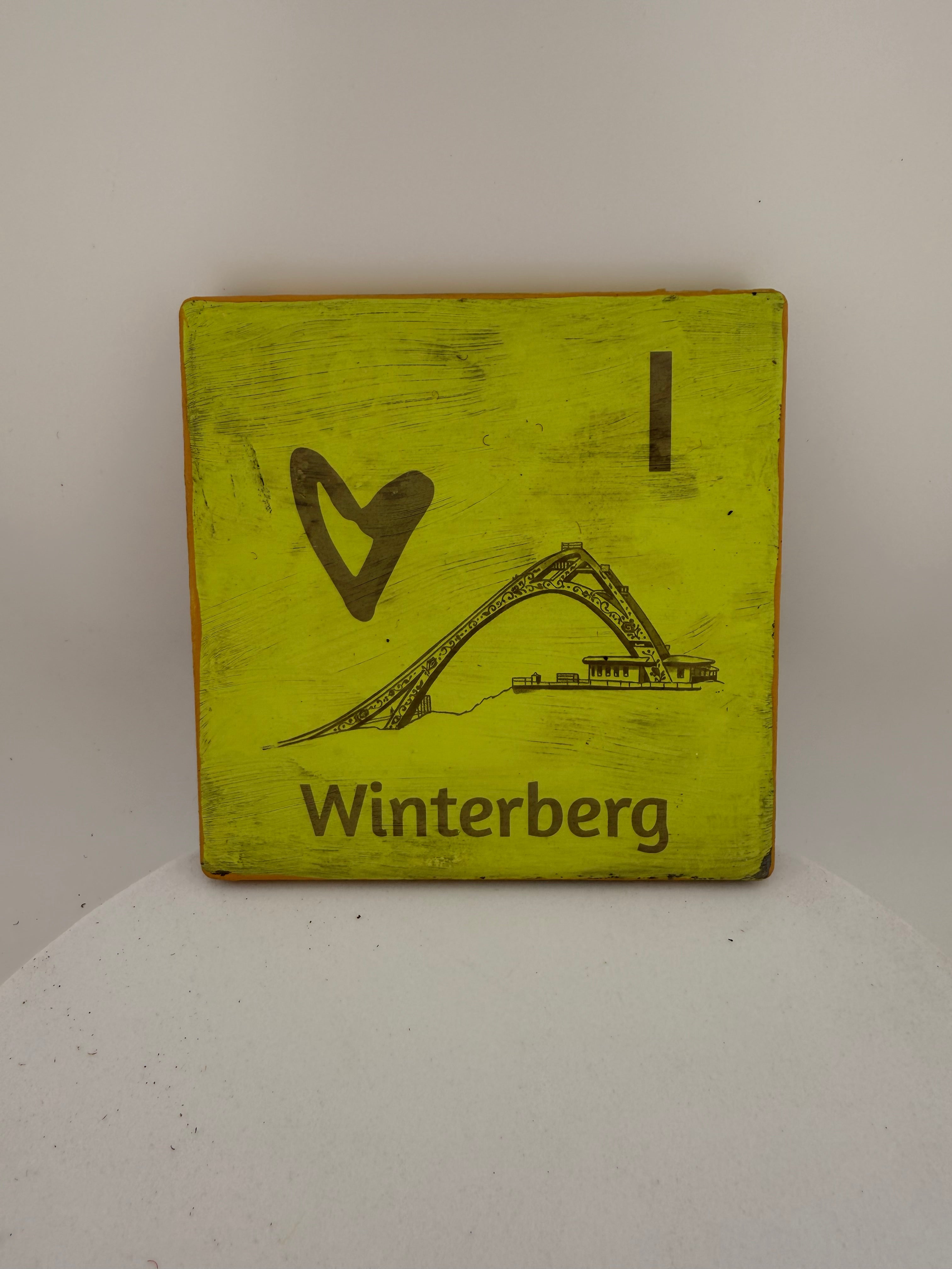 Winterberg Fliesse - Unikate Handmade - 10x10cm