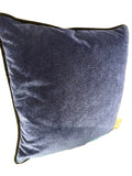 Kussen van ruw leer 40x40cm "Cloud Royal"
