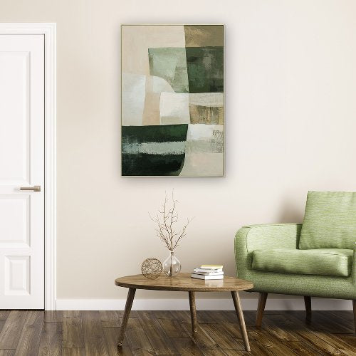 Acrylic painting Brown 80x120cm 105354