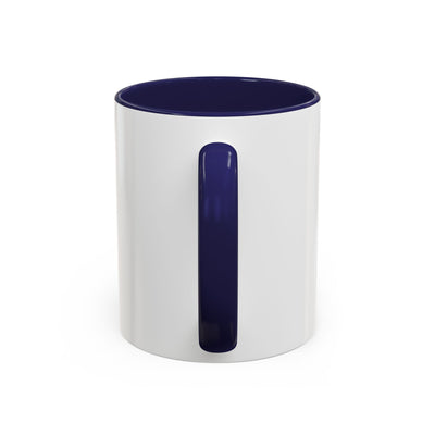 Blue Floral Heart Mug | Accent Coffee Mug 11oz 15oz