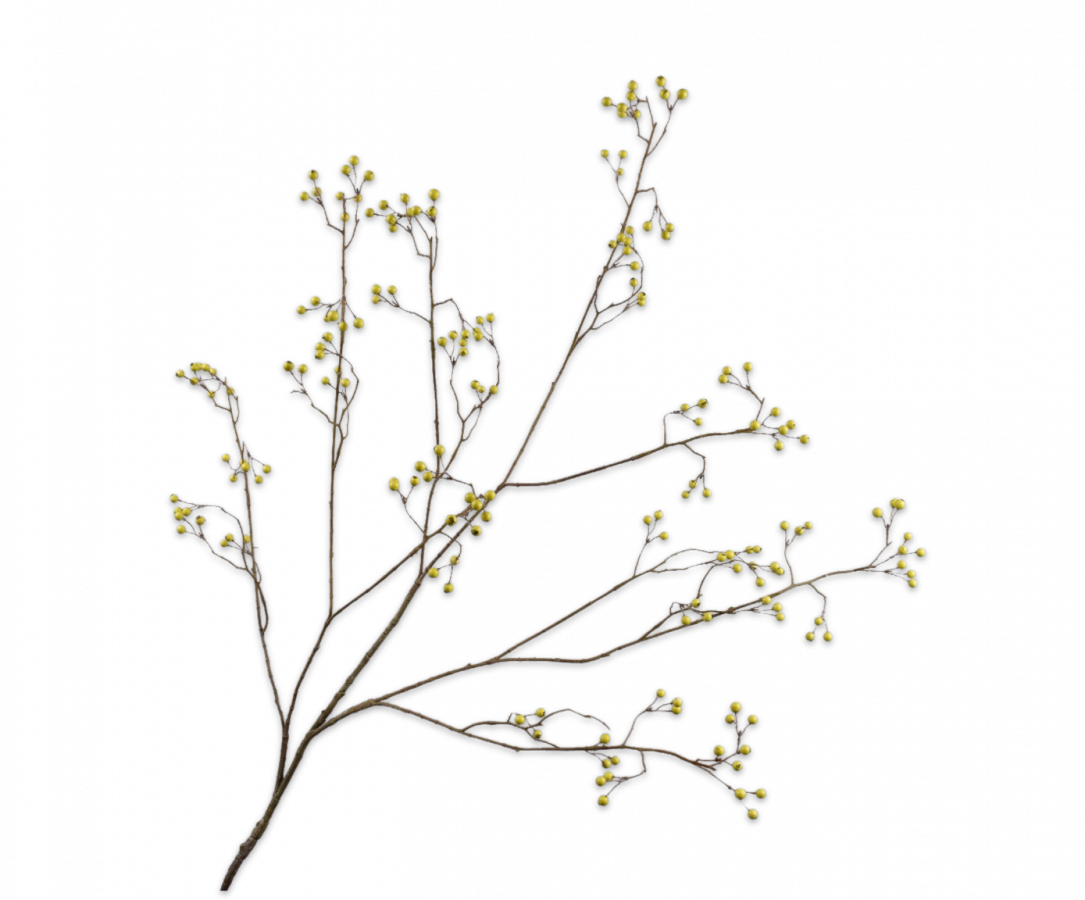 BEEREN ZWEIG ORANGE 133 CM