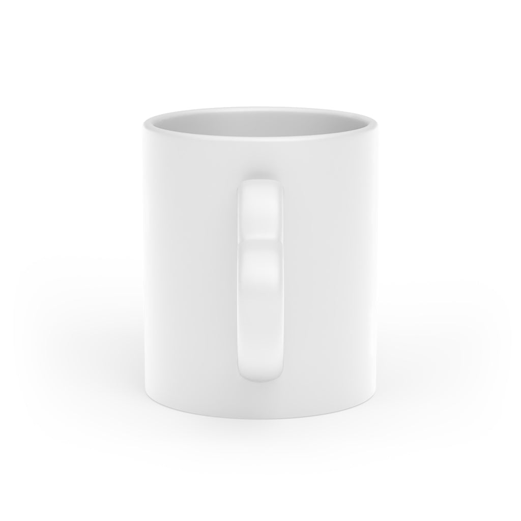 Heart Mug — Red Floral Heart Design with “L.O.V.E” — Valentine’s Day Gift Coffee Cup