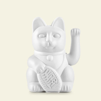 WINKEKATZE SOLAR WHITE - PEACE LUCKY CAT