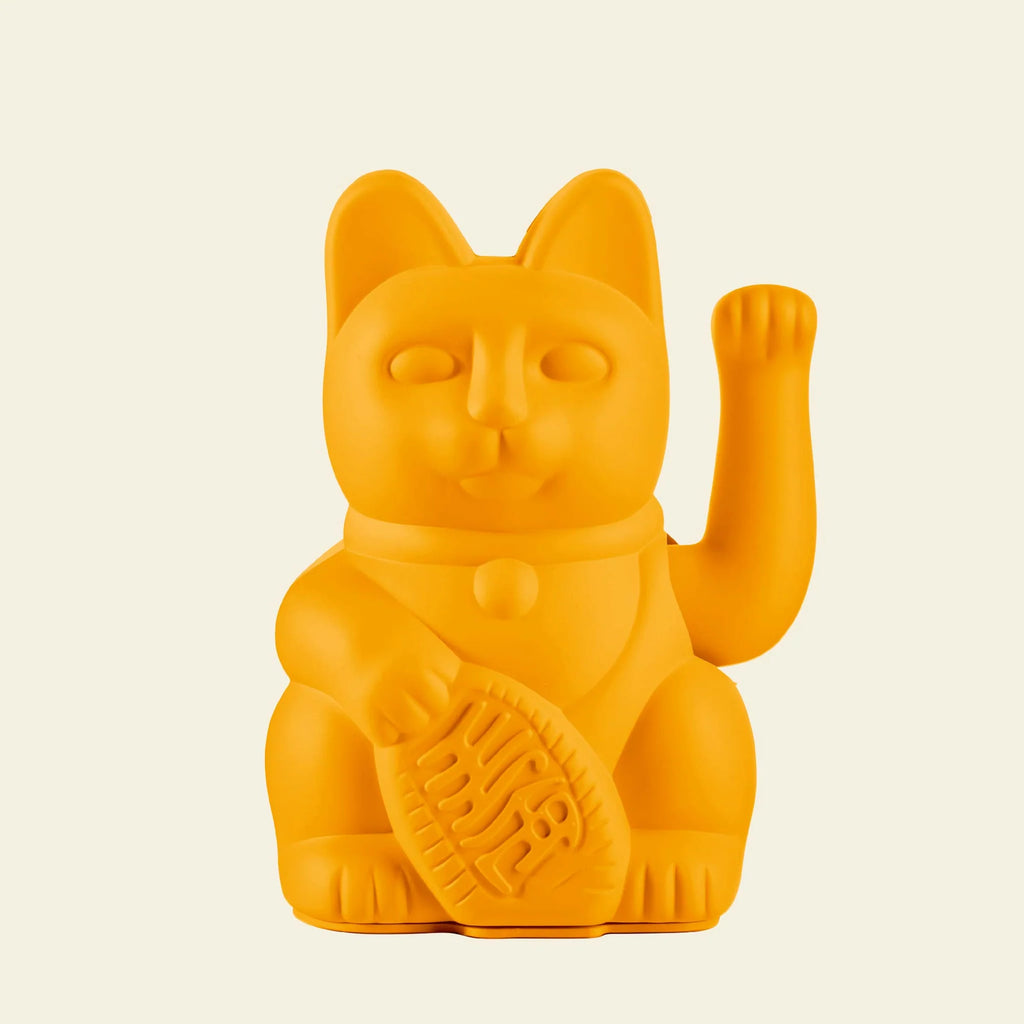 WINKEKATZE DEEP GELB - FREUDE LUCKY CAT