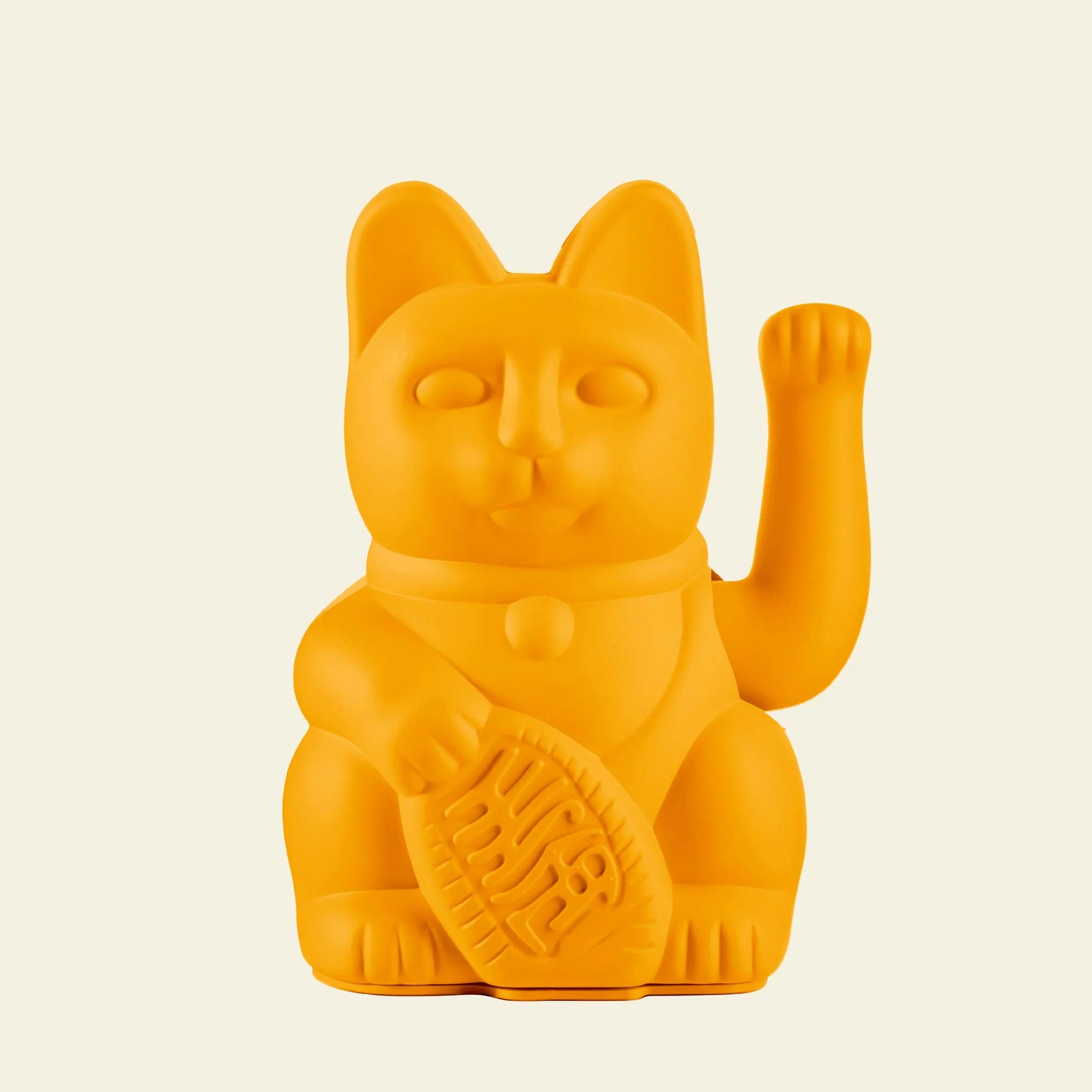 WINKEKATZE SOLAR DEEP GELB - FREUDE LUCKY CAT (Copy)