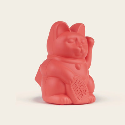 WINKEKATZE SOLAR NEON ORANGE - ENERGY LUCKY CAT