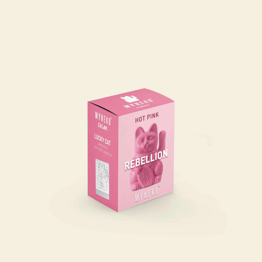 WINKEKATZE SOLAR HOTPINK - REBELLION LUCKY CAT