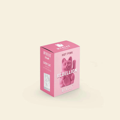 WINKEKATZE SOLAR HOTPINK - LUCKY CAT