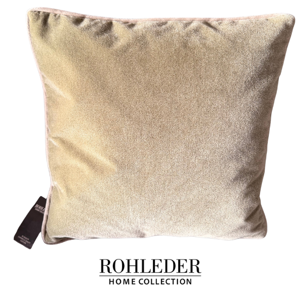 Kussen van ruw leer 40x40cm "Cloud Pistachio"