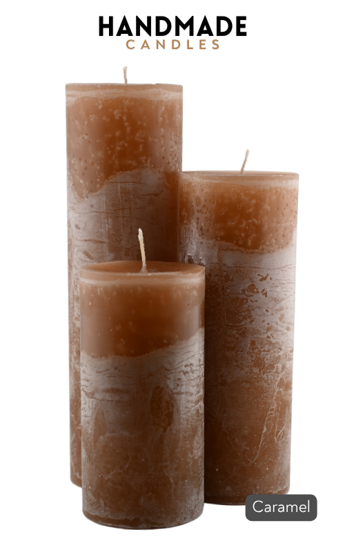 Zylinder Kerzen - Caramel