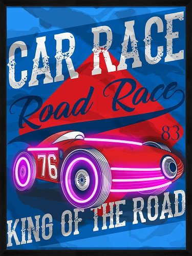 LED Light-Up Picture CARRACE 60x80 754252