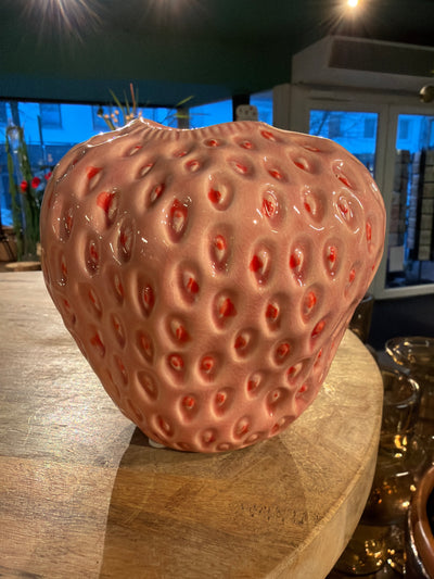 Vase Erdbeere h13cm d13cm des pots