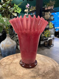 Vase old rose h30cm d23cm