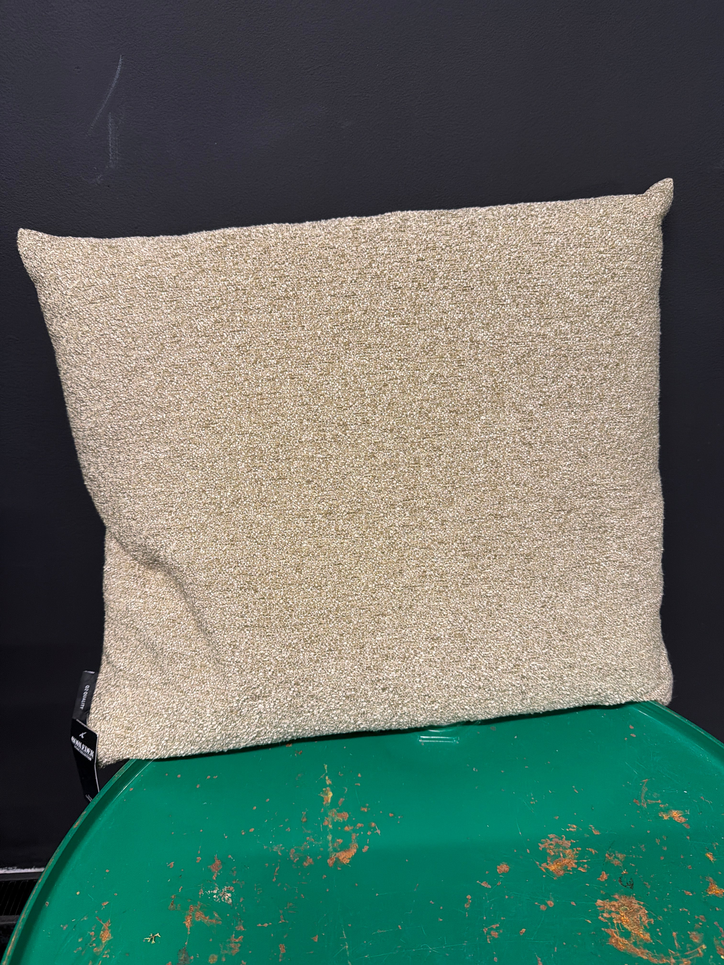 Ruwleren kussen "Odo Beige" 50x50cm