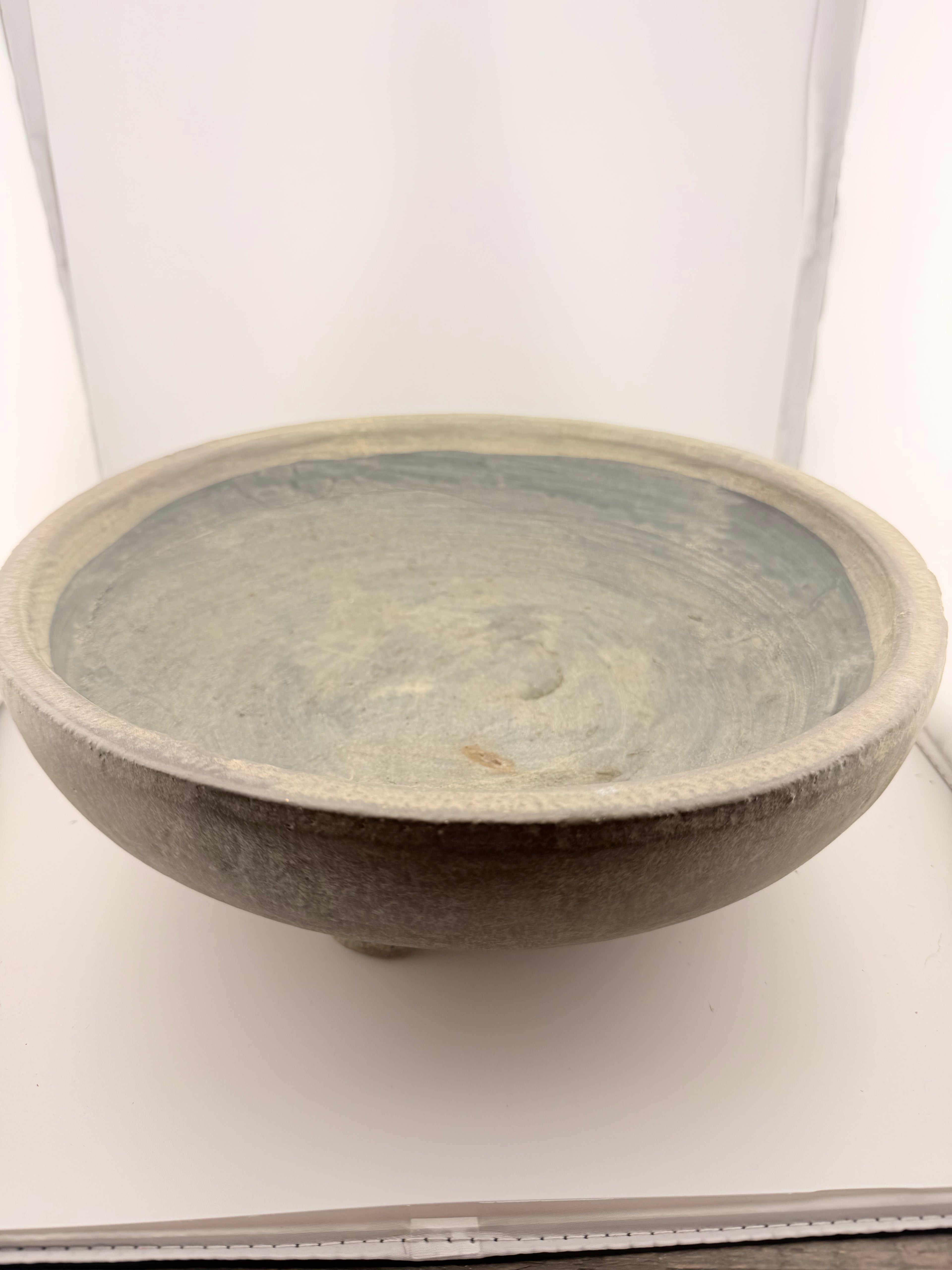 Decorative Plate Stone / Plant Pot D30cm H9.5cm