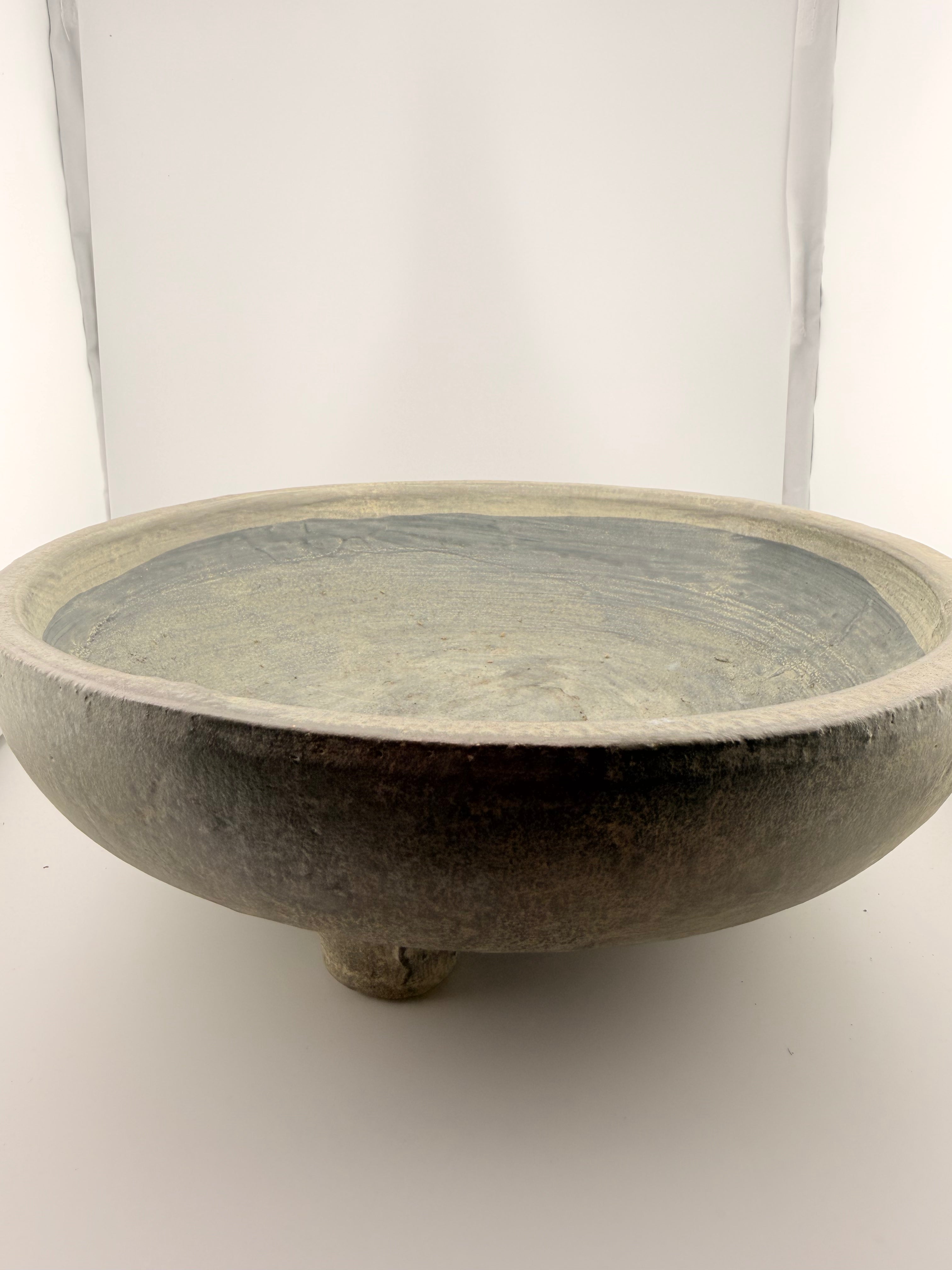 Decorative Plate Stone / Plant Pot D30cm H9.5cm