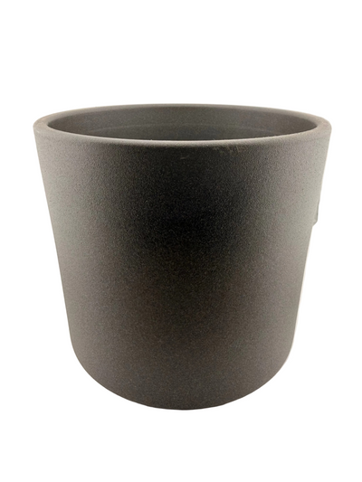 Topf dunkelgrau H17,5cm D19,5cm