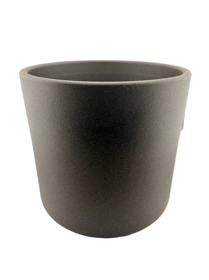 Topf dunkelgrau H17,5cm D19,5cm