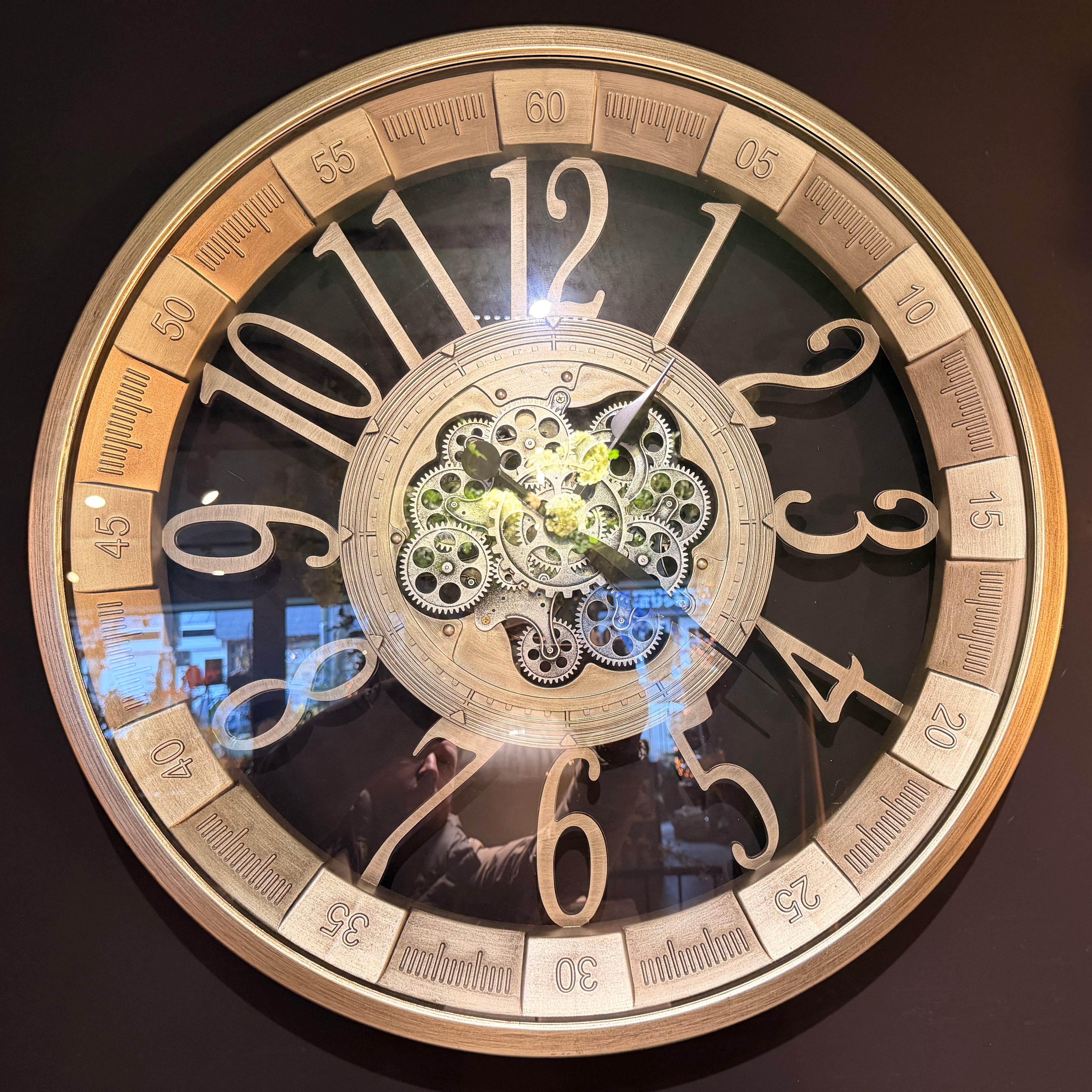 Wandklok, diameter 76 cm