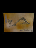 Winterberg on Canvas - Unique Handmade Pieces - 10x15cm