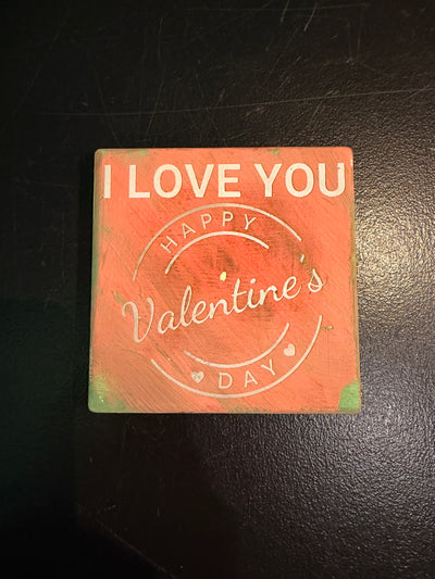 I LOVE YOU Fliesse - Unikate Handmade - 10x10cm