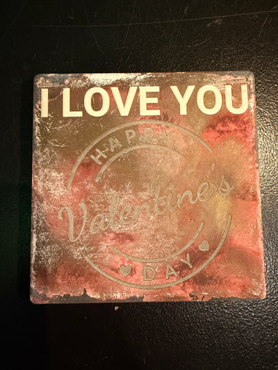 I LOVE YOU Fliesse - Unikate Handmade - 10x10cm
