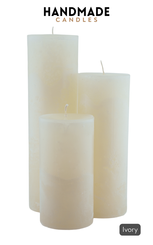 Zylinder Kerzen - Ivory